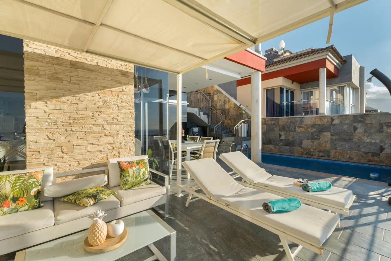Villa Golden Horizon Con Piscina Privada Climatizada Санта-Урсула Экстерьер фото